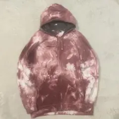 タイダイ フルジップパーカー ピンク系