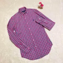 【超美品】Ralph Lauren チェックBDシャツ XS