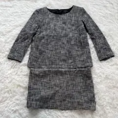 INDIVI ツイード セットアップ（トップス36/スカート38） ママスーツ