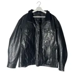 ST JOHN'S BAY 90's 00's レザージャケット　黒 2XL