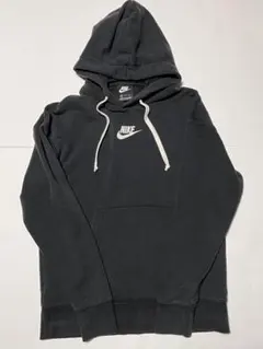 NIKE ナイキ パーカー センター スウォッシュ 刺繍　ブラック ロゴ フード