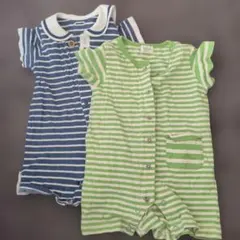 半袖ロンパース 2点セット 80cm