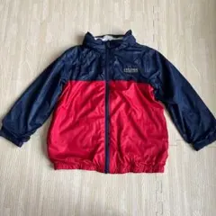 マザウェイズ　ウィンドブレーカー　リバーシブル　110 ネイビー/レッド