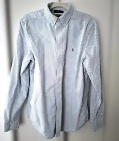Polo Ralph Lauren ボタンダウンシャツ XL ブルー ストラップ