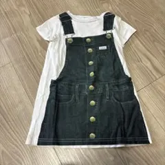 Lee プリント　Tシャツ　ワンピース　80