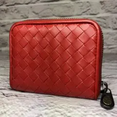 ボッテガヴェネタ イントレチャート ラウンドジップ コインケース カードケース
