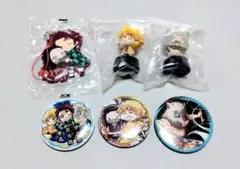 鬼滅の刃 ラバーマスコット チビフィギュア 缶バッジ かまぼこ隊 まとめ売り