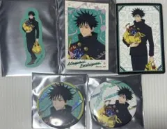 呪術廻戦　パーティー　伏黒恵　缶バッジ　ステッカー　特典