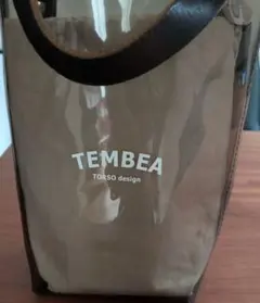 週末お値下げ♪TEMBEA　テンベア ワンハンドルトート　クリアブラック　 美品のサムネイル