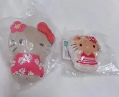 ハローキティ マスコットチャーム 日焼けシリーズ ハイビスカス アベイル