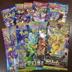 ポケモンカード　未開封　11パックセット