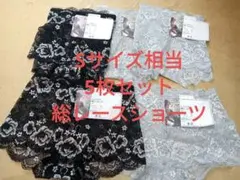 総レース ショーツ Mサイズ（Sサイズくらい） 5枚セットのサムネイル