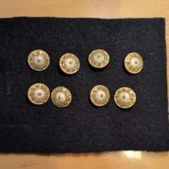 装飾的なゴールドボタン 8個セット