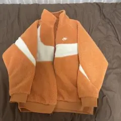Nike フリースジャケット オレンジ