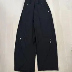 変形ワイドパンツ　フレアスラックス ワイドスラックス