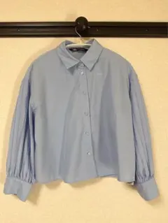 ライトブルー シャツ 長袖