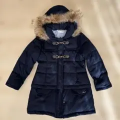 ポンポネット ジュニアM（150) フード付きダウンコート コート丈の調整可