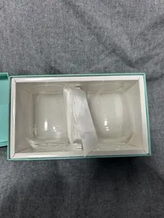 【未使用☆】Tiffany & Co ペアグラス タンブラー 2個セット　箱付き
