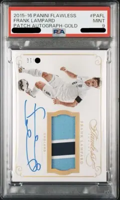 Panini Flawless Frank Lampard auto /10