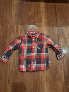 TOMMY HILFIGER★チェック柄長袖シャツ ★80