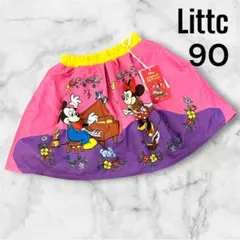 リトシー　littc 90 ディズニー　スカート　ミニーちゃん　新品　しまむら