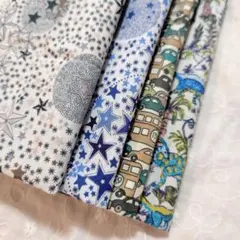 リバティ　男の子柄　ハギレ　②