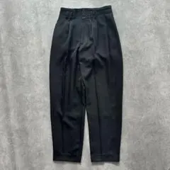 90s vintage スラックス 黒 M ハイウエスト モード 日本製