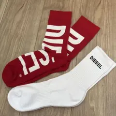 DIESEL ソックス 2足セット プレゼント25-28cm