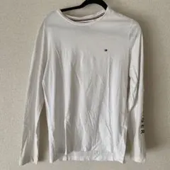 トミー・ヒルフィガー ホワイト長袖シャツ　M