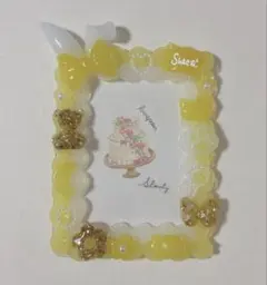 硬質トレカケース ホイップデコ 黄色 うさ耳