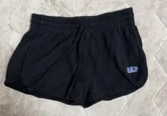 GAPロゴショートパンツ 黒 XXS