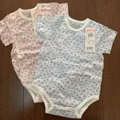 日本製★ロンパース 肌着 新品 タグ付き 女の子 花柄