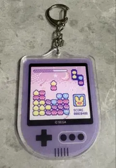 ぷよぷよ　アクリルキーホルダー　紫