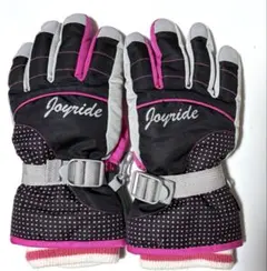 Joyride ジュニア L スキーグローブ 黒/ピンク