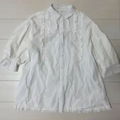 merry jenny♡スタンドカラーフリルブラウス