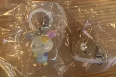 サンリオキャラクターズ ゆるっとめじるしアクセサリー ウサハナ くろうさ