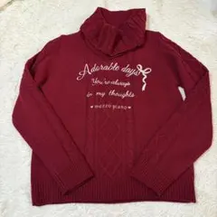 mezzo piano メゾピアノ ジュニア　セーター　ニット　165 LL