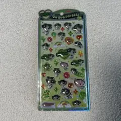 正規品　うるちゅるポップシール　パワーパフガール　バターカップ　緑