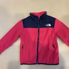 子供 THE NORTH FACE フリースジャケット ピンク/ネイビー