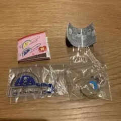【匿名配送】サンリオ　はぴだんぶい　キーホルダー　めじるしアクセサリー　2点