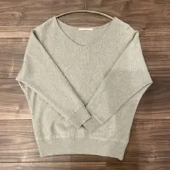 GALLARDAGALANTE Vネック　カシミヤニット　ガリャルダガランテ