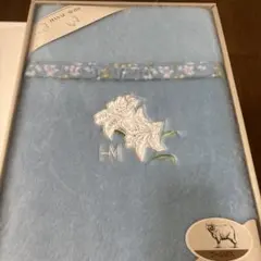 新品 HANAE MORI ウール混毛布 西川