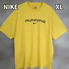 NIKE Tシャツ 黄色 XL 半袖 ランニング カジュアル 夏服【オ668】のサムネイル