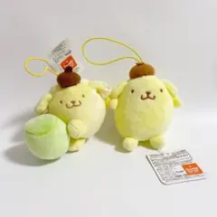 【美品】サンリオ　ポムポムプリン　マスコット　2点セット　ましゅまるむマスコット