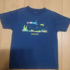 mont-bell 　半袖Tシャツ 120cm ネイビー