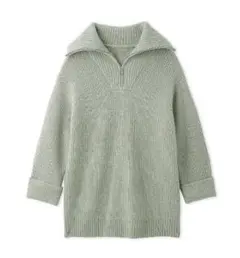 【美品】SNIDEL スキッパーミニニットワンピース