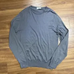 JOHN SMEDLEY DAVID 30ゲージ コットン クルーネックニット