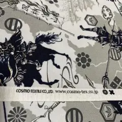 COSMO TEXTILE 騎士と馬の生地　約112cm幅×110cm