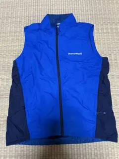 mont-bell キッズ用青色ベスト