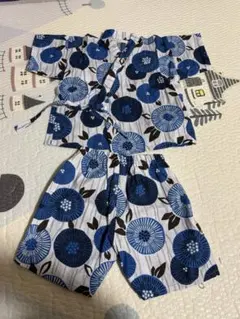 和柄 甚平 男の子90cm